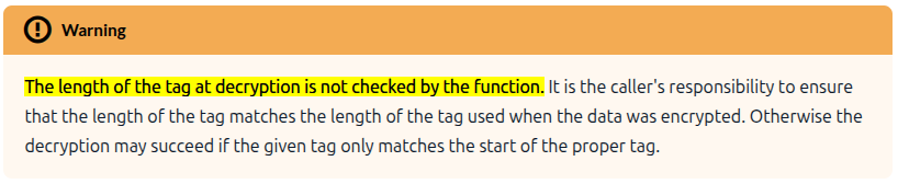 Erlang crypto_one_time_aead warning